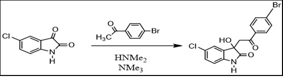  3-(2-(4-bromophenyl)-2-oxoethyl)-5- chloro-3-hydroxyindolin-2-one