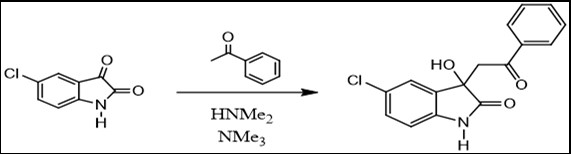  5-chloro-3-hydroxy-3-(2-oxo-2-phenylethyl) indolin-2-one