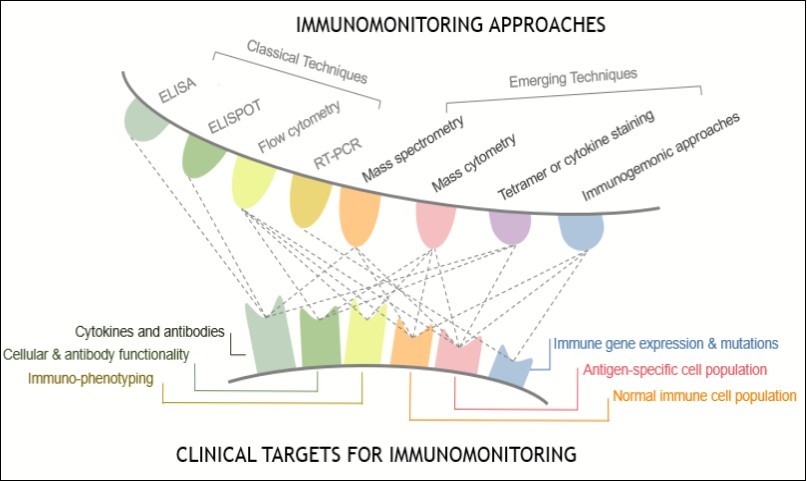  Overview of classical and emerging immunomonitoring approaches